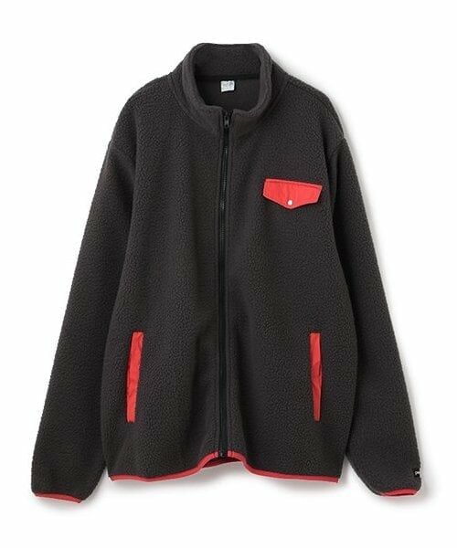 and D.petitmain / アンドディー. プティマイン ブルゾン | 【Penfield】【親子リンク】Dadフリースジャケット（黒）