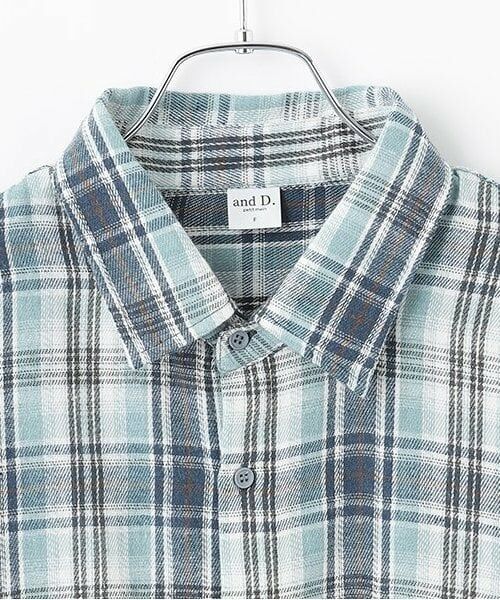 and D.petitmain / アンドディー. プティマイン シャツ・ブラウス | 【親子リンク】Dadピーチキモウチェックシャツ | 詳細2
