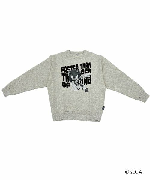 and D.petitmain / アンドディー. プティマイン スウェット | 【親子リンク】【DAD】ソニックスウェットプルオーバー（シロ杢）
