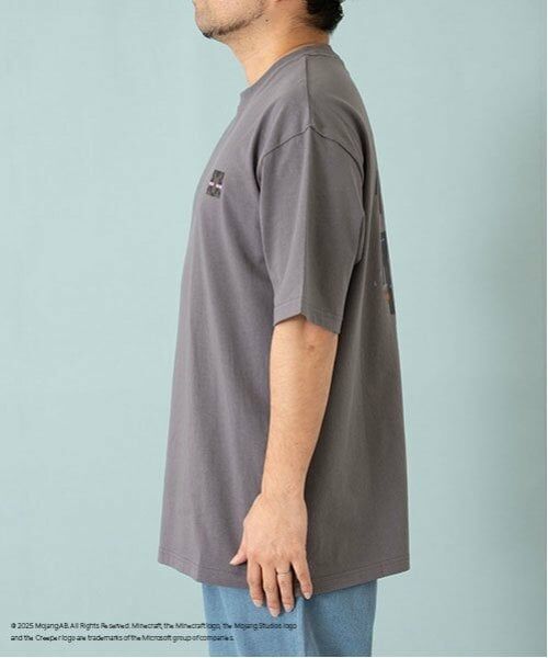 and D.petitmain / アンドディー. プティマイン Tシャツ | 【マインクラフト】【親子リンク】DadキャラクターTEE | 詳細3