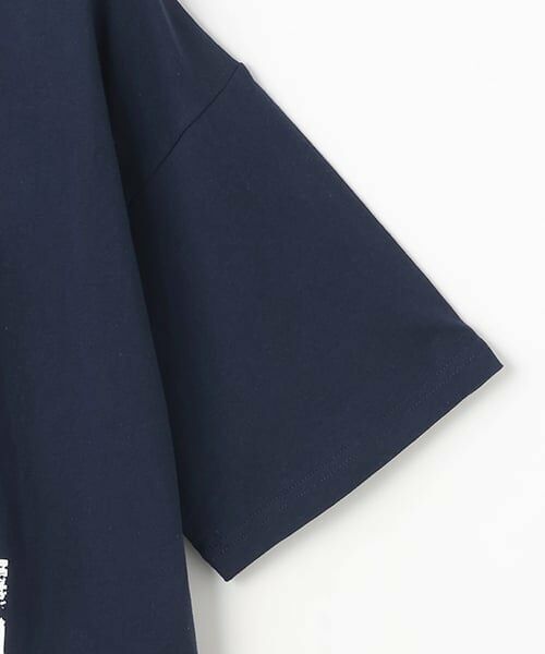 and D.petitmain / アンドディー. プティマイン Tシャツ | 【綿100%】【親子リンク】Dadロゴプリントワイド半T | 詳細15