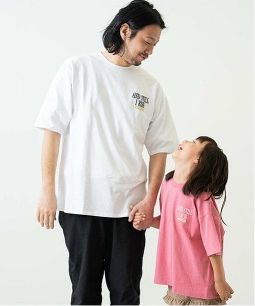 and D.petitmain / アンドディー. プティマイン Tシャツ | 【親子リンク】Dadロゴ刺しゅうビッグ半T | 詳細6