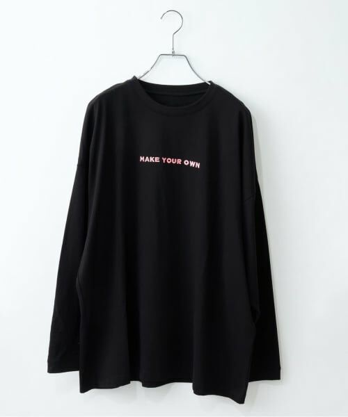 and D.petitmain / アンドディー. プティマイン Tシャツ | 【Penfield】DAD蓄光ロゴBIGロンT（黒）