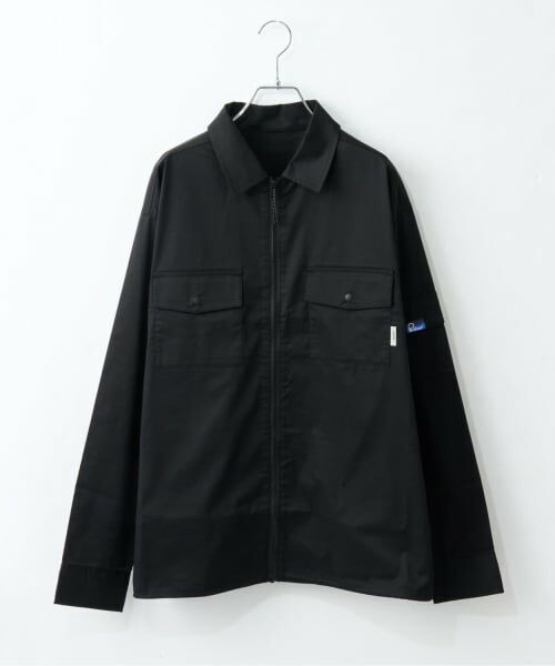 and D.petitmain / アンドディー. プティマイン ブルゾン | 【Penfield】DAD Wポケットシャツジャケット（黒）