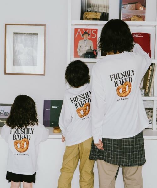 and D.petitmain / アンドディー. プティマイン Tシャツ | 【親子リンク】【リンク】アソート転写ワイドロンT | 詳細3