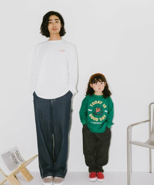 and D.petitmain / アンドディー. プティマイン Tシャツ | 【親子リンク】【リンク】OFUZAKE柄ロンT | 詳細4