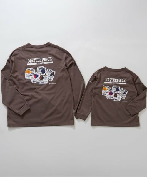 and D.petitmain / アンドディー. プティマイン Tシャツ | 【Columbia】DadバックグラフィックロンT | 詳細1