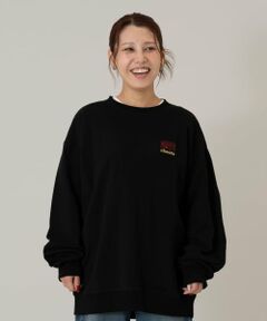 and D.petitmain / アンドディー. プティマイン スウェット | 【親子リンク】スウェットシティアイコン刺繍ワイドプルオーバ-