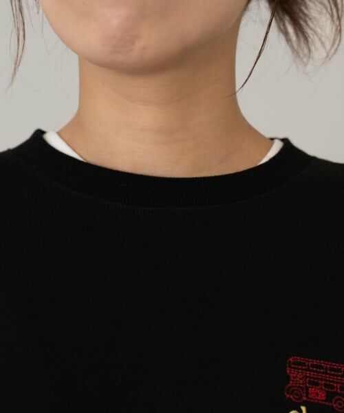 and D.petitmain / アンドディー. プティマイン スウェット | 【親子リンク】スウェットシティアイコン刺繍ワイドプルオーバ- | 詳細1