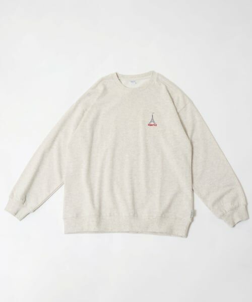 and D.petitmain / アンドディー. プティマイン スウェット | 【親子リンク】スウェットシティアイコン刺繍ワイドプルオーバ- | 詳細13