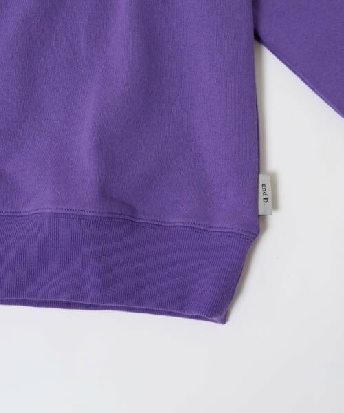and D.petitmain / アンドディー. プティマイン スウェット | 【親子リンク】スウェットシティアイコン刺繍ワイドプルオーバ- | 詳細9