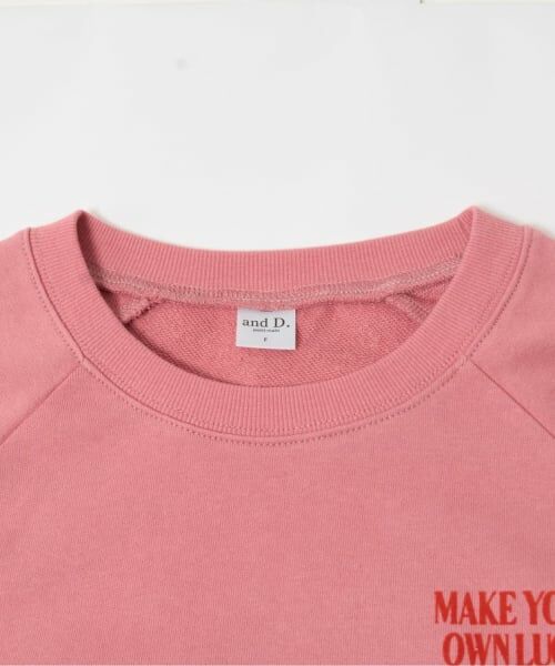 and D.petitmain / アンドディー. プティマイン スウェット | 【親子リンク】ラグランスウェットアソートロゴプルオーバー/トレーナー/親子リンク | 詳細4