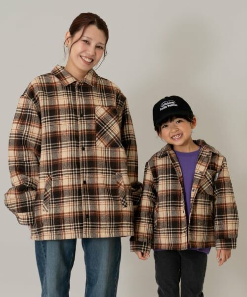 and D.petitmain / アンドディー. プティマイン ブルゾン | 【親子リンク】チェックジャケット/アウター/親子リンク | 詳細9
