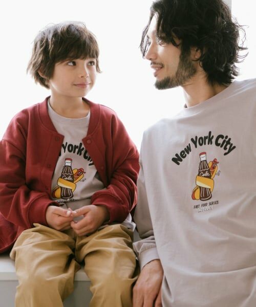 and D.petitmain / アンドディー. プティマイン Tシャツ | 【親子リンク】【DAD】OFUZAKEストリートロンT | 詳細1