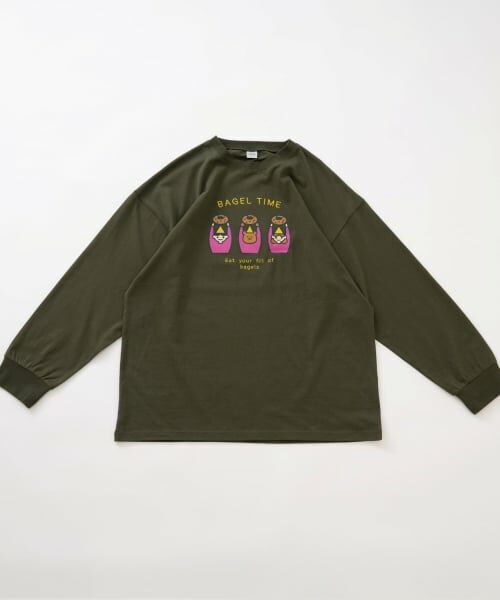 and D.petitmain / アンドディー. プティマイン Tシャツ | 【親子リンク】【DAD】OFUZAKEストリートロンT | 詳細15