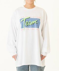 and D.petitmain / アンドディー. プティマイン Tシャツ | 【親子リンク】【DAD】蛍光カラーロゴロンT