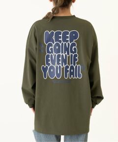 and D.petitmain / アンドディー. プティマイン Tシャツ | 【親子リンク】【DAD】蛍光カラーロゴロンT