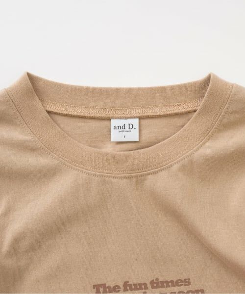 and D.petitmain / アンドディー. プティマイン Tシャツ | 【親子リンク】【DAD】蛍光カラーロゴロンT | 詳細1