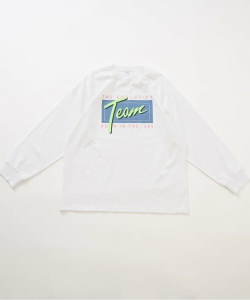 and D.petitmain / アンドディー. プティマイン Tシャツ | 【親子リンク】【DAD】蛍光カラーロゴロンT | 詳細6