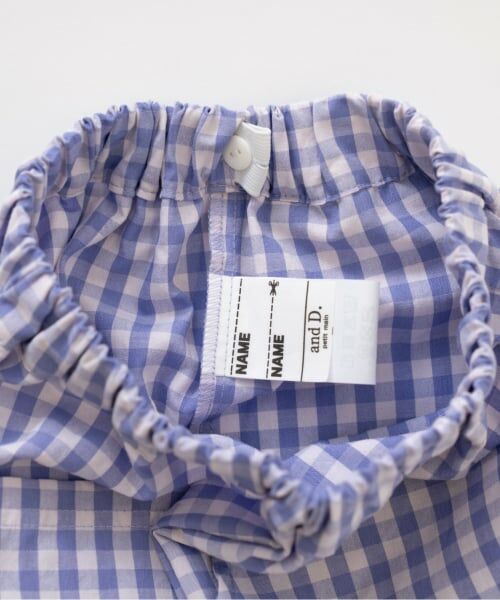 and D.petitmain / アンドディー. プティマイン その他パンツ | ギンガムチェックリラックスパンツ | 詳細8