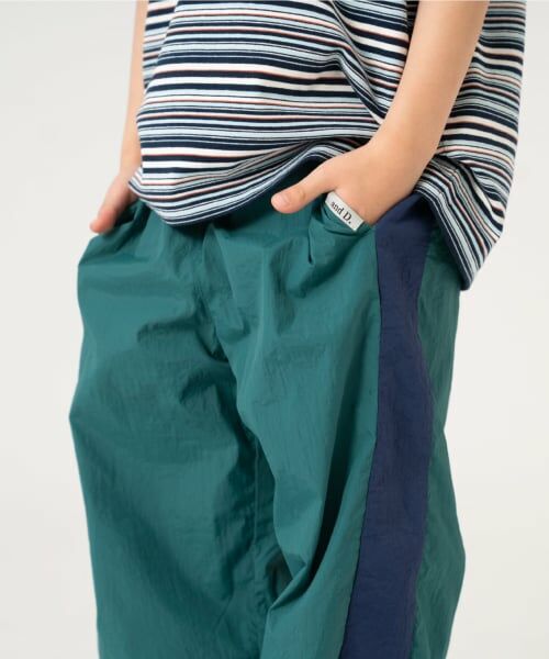 and D.petitmain / アンドディー. プティマイン その他パンツ | 【撥水】配色ラインジョガーパンツ | 詳細3