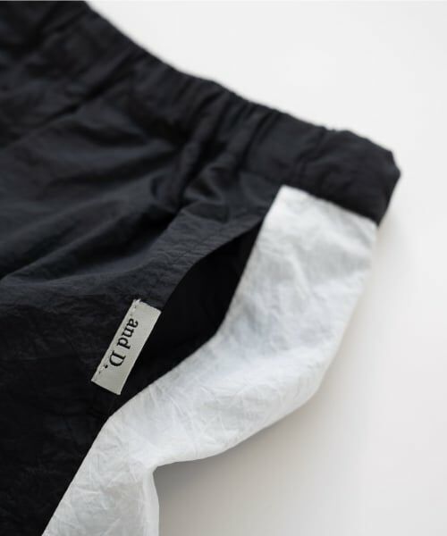 and D.petitmain / アンドディー. プティマイン その他パンツ | 【撥水】配色ラインジョガーパンツ | 詳細8