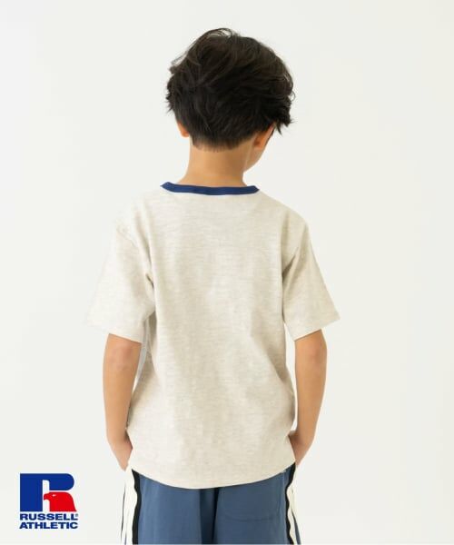 and D.petitmain / アンドディー. プティマイン Tシャツ | 【ラッセルアスレチック】リンガー半袖T | 詳細2