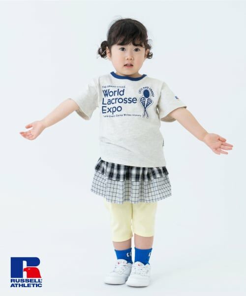 and D.petitmain / アンドディー. プティマイン Tシャツ | 【ラッセルアスレチック】リンガー半袖T | 詳細6