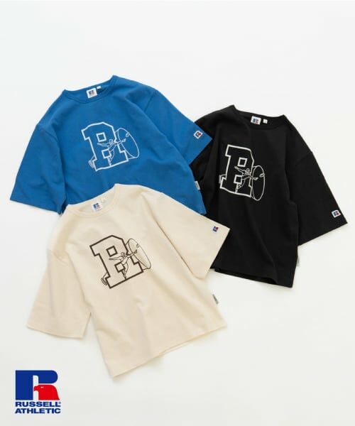 and D.petitmain / アンドディー. プティマイン Tシャツ | 【ラッセルアスレチック】ワイド半袖T | 詳細10