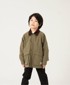 and D.petitmain / アンドディー. プティマイン ブルゾン | 衿コーデュロイジップアップジャケット