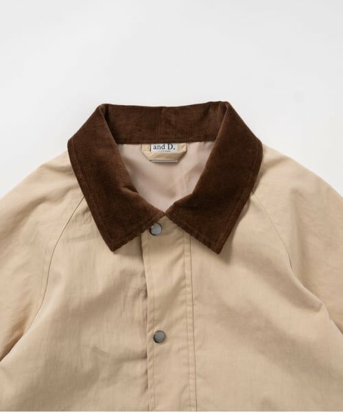 and D.petitmain / アンドディー. プティマイン ブルゾン | 衿コーデュロイジップアップジャケット | 詳細12