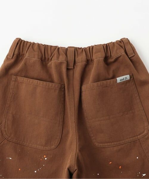 and D.petitmain / アンドディー. プティマイン ショート・ハーフ・半端丈パンツ | ペインターショートパンツ | 詳細6