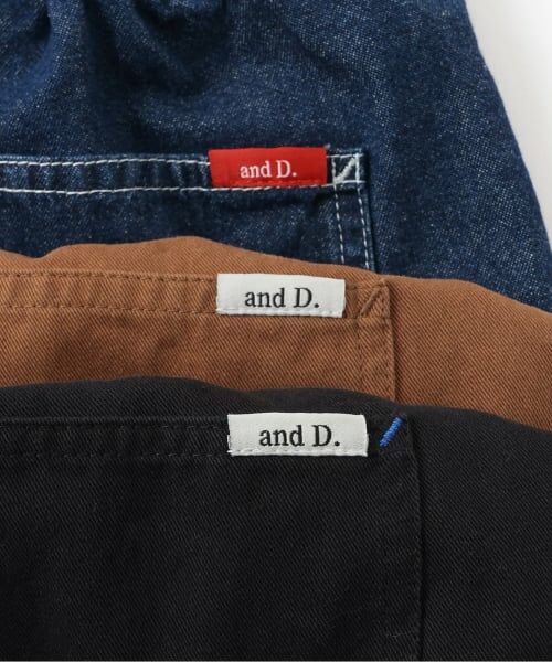 and D.petitmain / アンドディー. プティマイン ショート・ハーフ・半端丈パンツ | ペインターショートパンツ | 詳細8