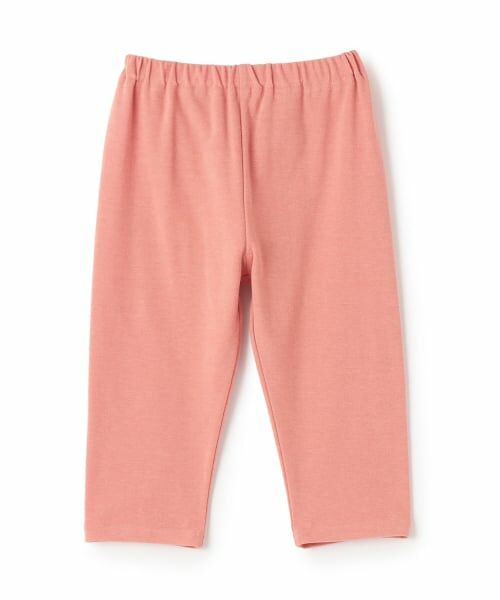 and D.petitmain / アンドディー. プティマイン レギンス・スパッツ | 【365D】防汚加工フライス6分丈レギンス（サーモン ピンク）