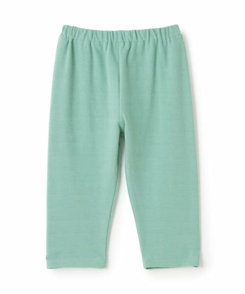 and D.petitmain / アンドディー. プティマイン レギンス・スパッツ | 【365D】防汚加工フライス6分丈レギンス（ライト グリーン）