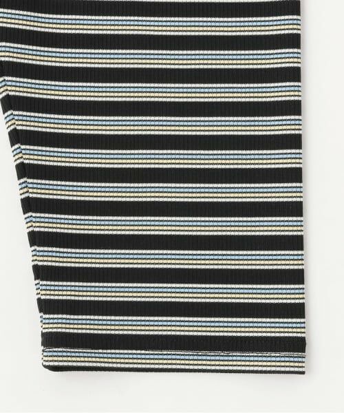 and D.petitmain / アンドディー. プティマイン レギンス・スパッツ | 【365D】リブボーダー6分丈レギンス | 詳細3