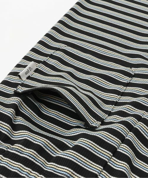 and D.petitmain / アンドディー. プティマイン レギンス・スパッツ | 【365D】リブボーダー6分丈レギンス | 詳細5