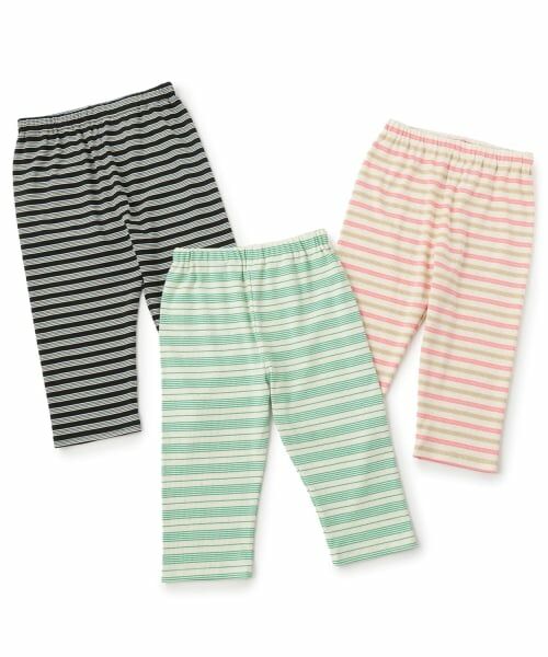 and D.petitmain / アンドディー. プティマイン レギンス・スパッツ | 【365D】リブボーダー6分丈レギンス | 詳細7