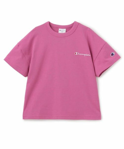 and D.petitmain / アンドディー. プティマイン Tシャツ | 【Champion】BASICロゴ半袖T（パープル）