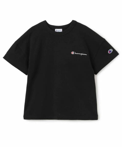 and D.petitmain / アンドディー. プティマイン Tシャツ | 【Champion】BASICロゴ半袖T（黒）
