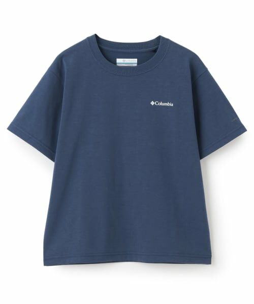 and D.petitmain / アンドディー. プティマイン Tシャツ | 【Columibia】スタックブルックグラフィック S/S T（ブルー）