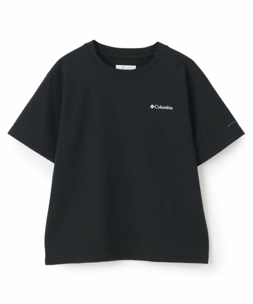 and D.petitmain / アンドディー. プティマイン Tシャツ | 【Columibia】スタックブルックグラフィック S/S T（黒）
