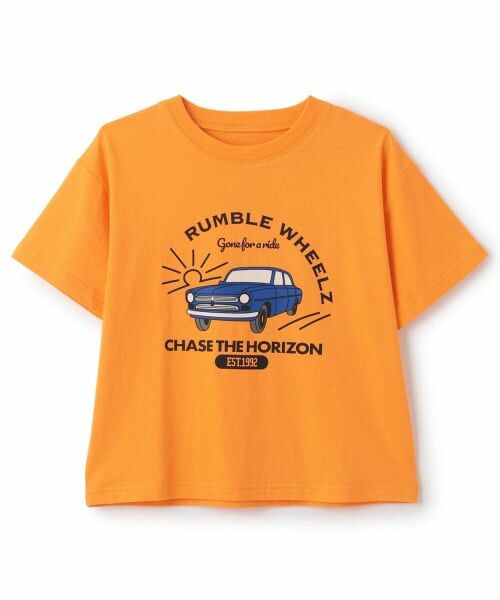 and D.petitmain / アンドディー. プティマイン Tシャツ | 【365D】やんちゃT（オレンジ）