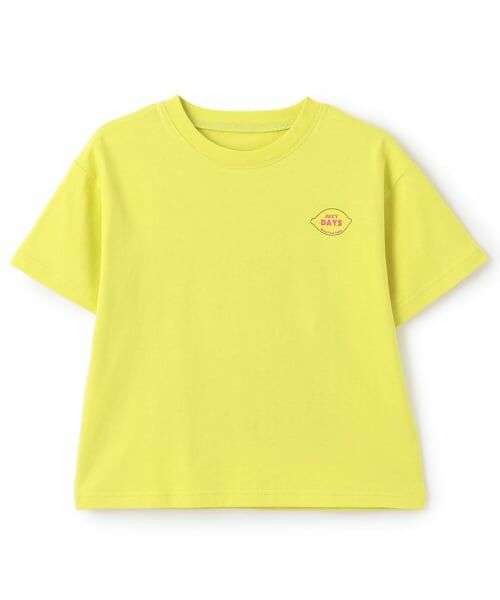 and D.petitmain / アンドディー. プティマイン Tシャツ | 【365D】YUMMY半袖T（レモン イエロー）