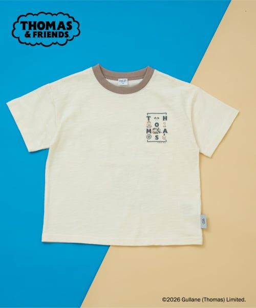 and D.petitmain / アンドディー. プティマイン Tシャツ | 【きかんしゃトーマス】KIDSリラックスリンガー半袖T | 詳細1