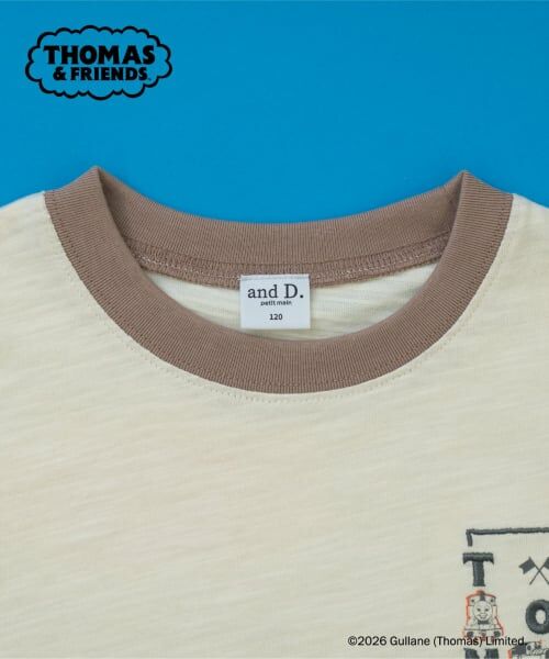 and D.petitmain / アンドディー. プティマイン Tシャツ | 【きかんしゃトーマス】KIDSリラックスリンガー半袖T | 詳細4
