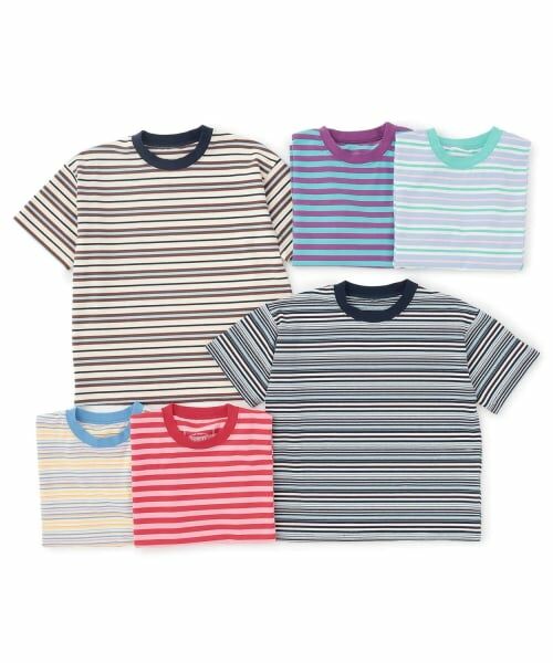 and D.petitmain / アンドディー. プティマイン Tシャツ | 【365D】アソートボーダーワイド半袖T | 詳細18