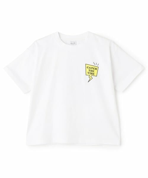 and D.petitmain / アンドディー. プティマイン Tシャツ | アソートSOFVIプリント半袖Tシャツ（白）