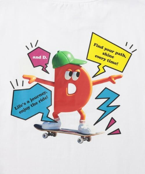 and D.petitmain / アンドディー. プティマイン Tシャツ | アソートSOFVIプリント半袖Tシャツ | 詳細12