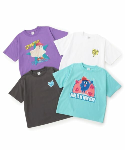 and D.petitmain / アンドディー. プティマイン Tシャツ | アソートSOFVIプリント半袖Tシャツ | 詳細15